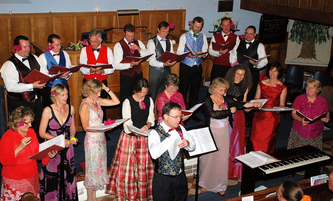 Choir with waistcoats